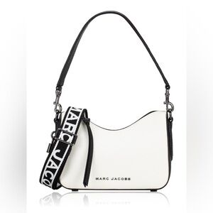 Marc Jacobs Black White Small Bi-Color Drifter Convertible Shoulder Bag NWT